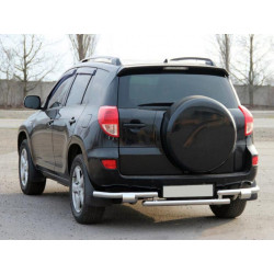 Купить Задняя защита AK005-2 (2 шт., нерж) для Toyota Rav 4 2006-2013 гг