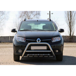 Купить Передняя дуга WT003 (нерж.) 60 мм для Renault Sandero 2013-2022 гг