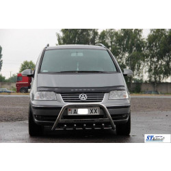 Купить Кенгурятник WT004 (нерж) 51 мм для Volkswagen Sharan 1995-2010 гг