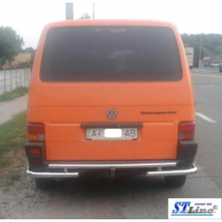 Купить Задняя дуга AK003-2 (нерж) для Volkswagen T4 Caravelle/Multivan