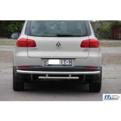 Купить Задняя защита AK002-2 (нерж) для Volkswagen Tiguan 2007-2016 гг