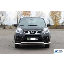Купить Передняя защита ST014 (нерж) для Nissan X-trail T31 2007-2014 гг
