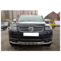 Купить Кенгурятник ST015 (нерж) для Volkswagen Touareg 2002-2010 гг