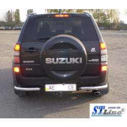 Купить Задняя защита AK003 (нерж) для Suzuki Grand Vitara 2005-2017 гг