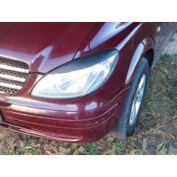 Купити Вії прямі (чорний мат) для Mercedes Viano 2004-2014 рр