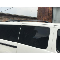 Купити Рейлінги Чорні Довга, пластикові ніжки для Peugeot Expert 2007-2016 рр