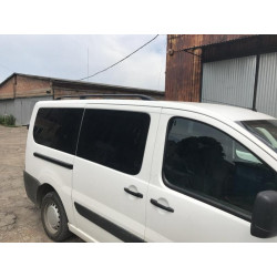 Купити Рейлінги Чорні Довга, чавунні ніжки для Peugeot Expert 2007-2016 рр