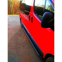 Купити Бокові пороги Maya V1 (2 шт., алюміній) Коротка база для Nissan NV300/Primastar 2016-рр