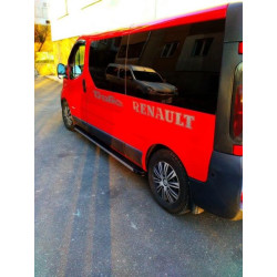 Купити Бокові пороги Maya V1 (2 шт., алюміній) Коротка база для Nissan NV300/Primastar 2016-рр