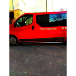 Купити Бокові пороги Maya V1 (2 шт., алюміній) Коротка база для Nissan NV300/Primastar 2016-рр