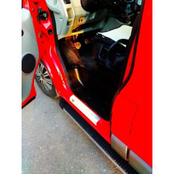 Купити Бокові пороги Maya V1 (2 шт., алюміній) Коротка база для Nissan NV300/Primastar 2016-рр