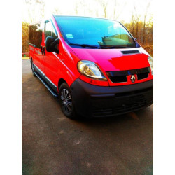 Купить Боковые пороги Maya V1 (2 шт., алюминий) Длинная база для Nissan NV300/Primastar 2016-гг