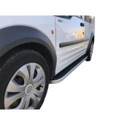 Купить Боковые пороги Tayga (2 шт., алюминий) Стандартная база для Ford Connect 2010-2013 гг