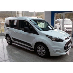 Купити Бокові пороги Ms-Line (2 шт., Алюм.) Стандартна база для Ford Connect 2014-2021 рр