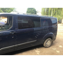 Купить Рейлинги Skyport (2 шт, серый мат) Короткая база для Ford Custom 2013-2022 гг