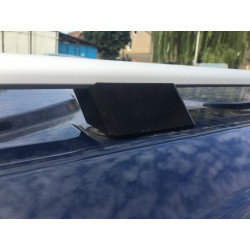 Купити Рейлінги Skyport (2 шт, сірий мат) Довга база для Ford Custom 2013-2022 рр