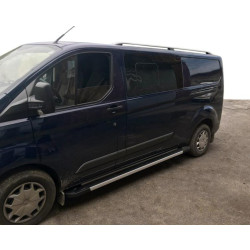 Купити Рейлінги Skyport (2 шт, сірий мат) Довга база для Ford Custom 2013-2022 рр