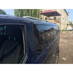 Купити Рейлінги Skyport (2 шт, сірий мат) Довга база для Ford Custom 2013-2022 рр