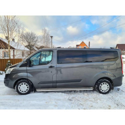 Купити Рейлінги Хром Довга, металева ніжка для Ford Custom 2013-2022 рр