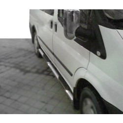 Купити Бічні труби (2 шт., нерж.) L2 (Long)/L3 (Extended) для Ford Transit 2014- рр