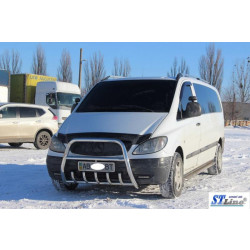 Купити Кенгурятник XL-WT025 (нерж.) для Mercedes Vito W639 2004-2014 рр