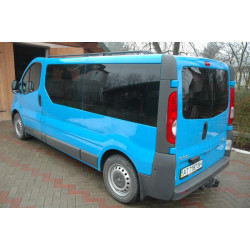 Купити Рейлінги чорні Довга, чавунні ніжки для Renault Trafic 2001-2015 рр
