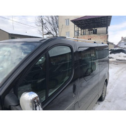 Купити Рейлінги Хром Довга, чавунні ніжки для Renault Trafic 2001-2015 рр