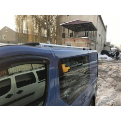 Купити Рейлінги Хром Довга, чавунні ніжки для Renault Trafic 2001-2015 рр