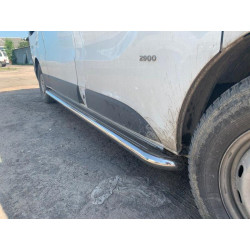 Купити Бокові пороги Premium (2 шт., нерж) 60 мм, довга база для Nissan NV300/Primastar 2016-рр