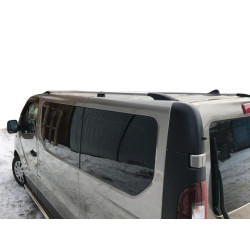 Купити Рейлінги Хром Довга база, пластикові ніжки для Fiat Talento 2016- рр