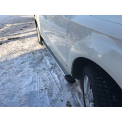 Купить Боковые пороги Maya V2 (2 шт., алюминий) для Mazda CX-3 2015- гг