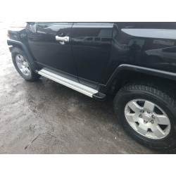Купить Боковые пороги Maya V2 (2 шт., алюминий) для Toyota FJ Cruiser