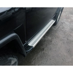 Купить Боковые пороги Maya V2 (2 шт., алюминий) для Toyota FJ Cruiser