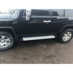 Купить Боковые пороги Maya V2 (2 шт., алюминий) для Toyota FJ Cruiser