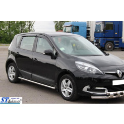 Купити Бічні труби BB001 (2 шт., нерж) 60 мм для Renault Scenic/Grand 2009-2016 рр