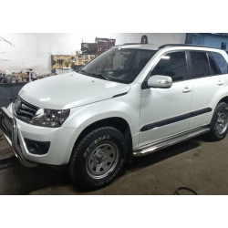 Купити Бокові пороги Premium (2 шт, нерж) 60 мм для Suzuki Grand Vitara 2005-2017 рр