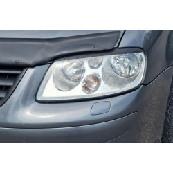 Купить Реснички (2 шт, ABS) Черный глянец для Volkswagen Caddy 2004-2010 гг