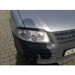 Купить Реснички (2 шт, ABS) Черный глянец для Volkswagen Caddy 2004-2010 гг