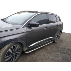 Купити Бокові пороги Maydos V2 (2 шт, алюміній -2025 нерж) для Opel Grandland X