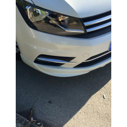 Купити Накладка на передній бампер (під фарбування) для Volkswagen Caddy 2015-2020 рр