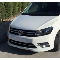 Купити Накладка на передній бампер (під фарбування) для Volkswagen Caddy 2015-2020 рр