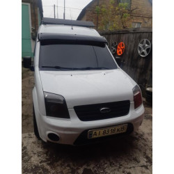 Купити Козирьок на лобове скло (чорний глянець, 5мм) для Ford Connect 2010-2013 рр