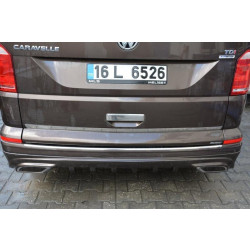 Купить Накладка на задний бампер AMG-style (под покраску) для Volkswagen T6