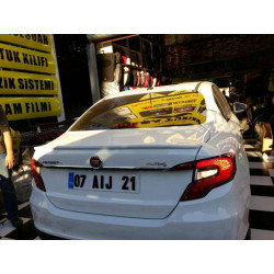 Купить Спойлер под покраску (стекловолокно) для Fiat Tipo 2016- гг