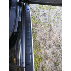 Купить Боковые пороги Duru (2 шт., алюминий) для Jeep Compass 2006-2016 гг