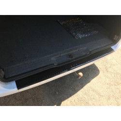 Купить Накладка на задний бампер с загибом (DDU, пластик) Глянцевая для Mercedes Vito W639 2004-2014 гг