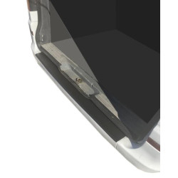 Купити Накладка на задній бампер з загином DDU (пластик) Матова для Mercedes Viano 2004-2014 рр