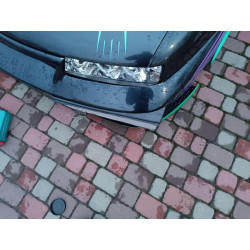 Купить Подставка под номер на край бампера (пластик) Черный мат