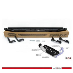 Купить Боковые пороги Almazon Black 76mm (2 шт., метал) для Mercedes X class