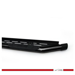 Купить Боковые пороги Almazon Black 76mm (2 шт., метал) для Mercedes X class